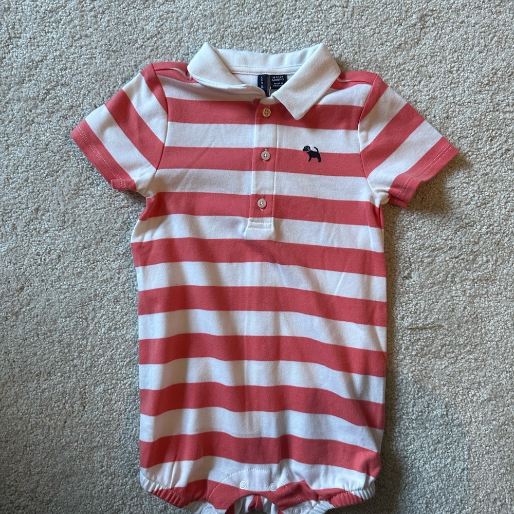 NWT baby boy polo one piece